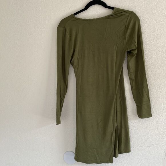 Revolve Privacy Please Piper Mini Dress in Olive Green - Picture 5 of 7